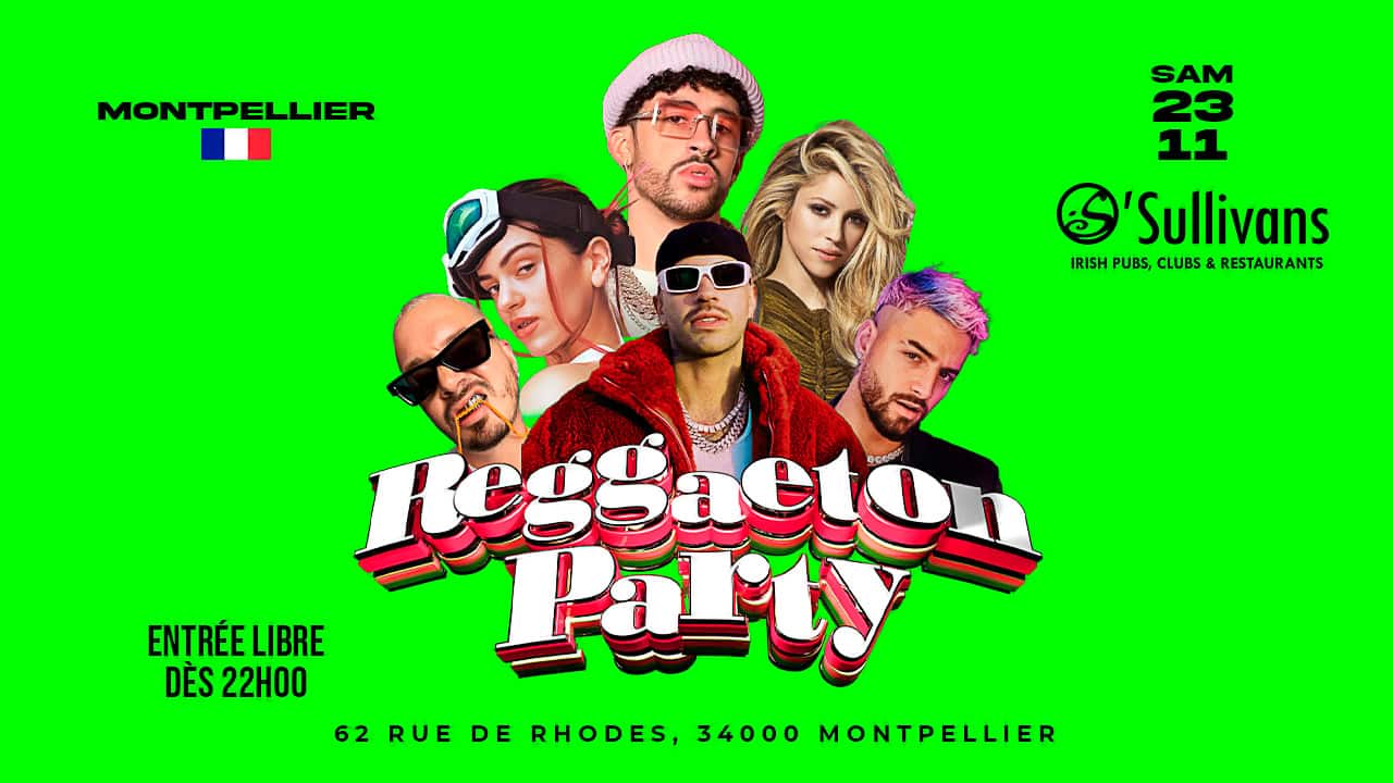 Soirée Reggaeton O’Sullivans Pub Montpellier