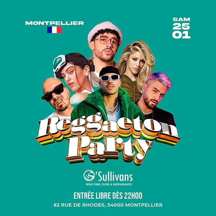 SAMEDI 25 JANVIER soirée Reggaeton Party