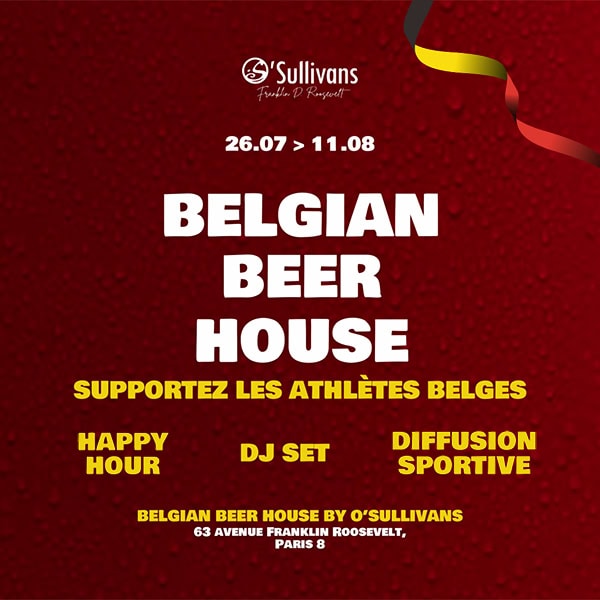 Belgian beer house Jupiler