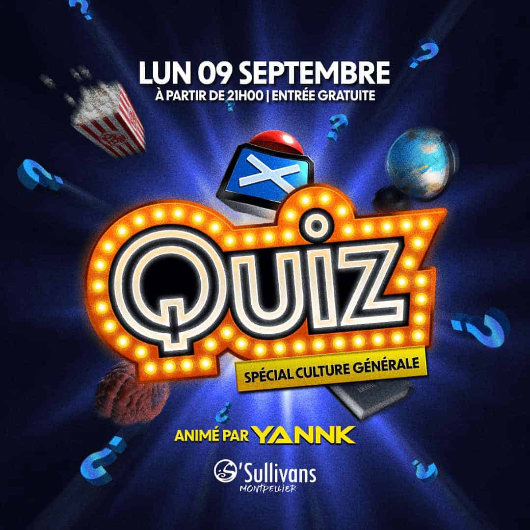 O’Sullivans Montpellier Quiz culture général