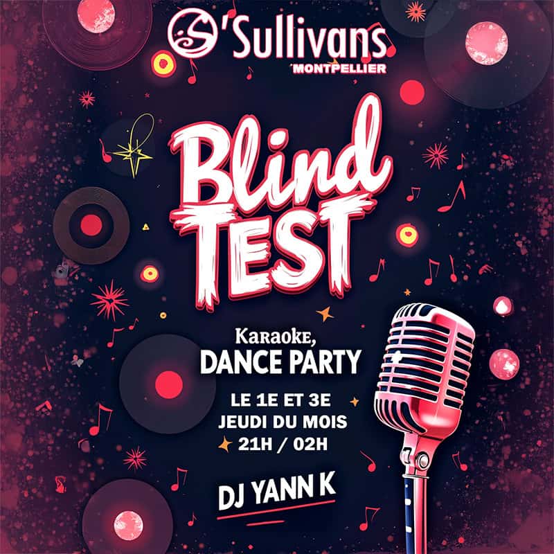 blind test et karaoke O’Sullivans Montpellier