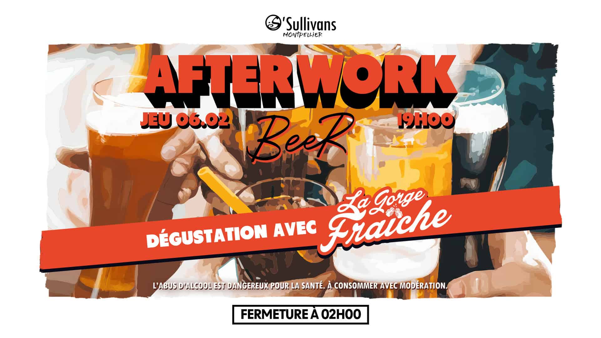 Afterwork Beer février O’Sullivans Montpellier