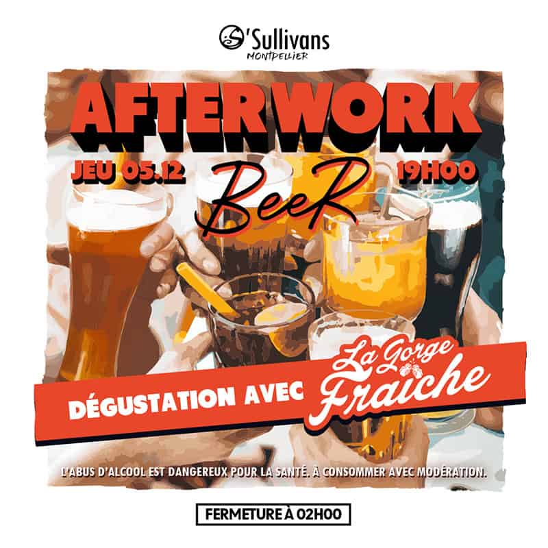 Afterwork Beer O’Sullivans Montpellier