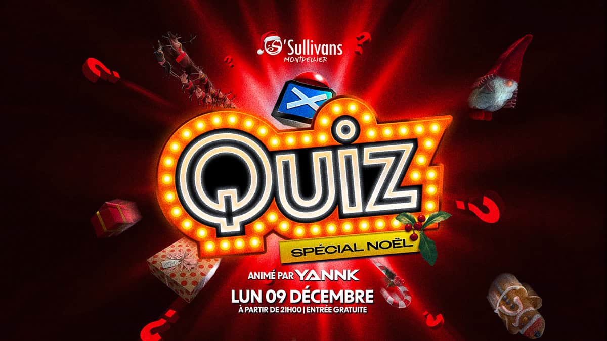 Soirée Quiz de Noël à Montpellier