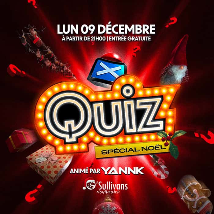 Quiz de Noël à Montpellier