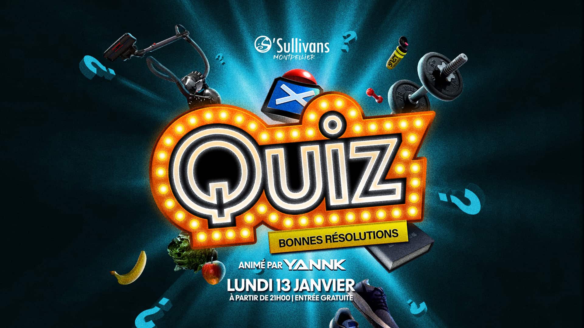 Soirée Quiz tous les lundis Montpellier O'Sullivans